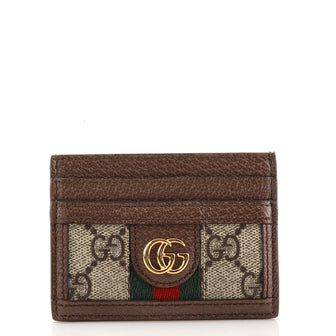 Gucci Ophidia Card Holder GG Coated Canvas