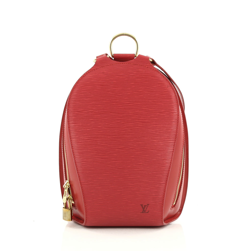 Louis Vuitton Louis Vuitton Mabillon Red Epi Leather Backpack Bag