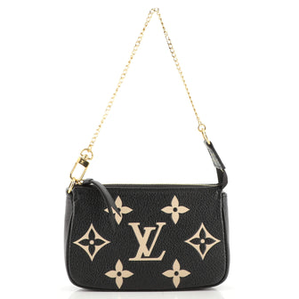 Louis Vuitton Pochette Accessoires Bicolor Monogram Empreinte Giant Mini