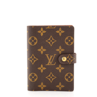 Louis Vuitton Ring Agenda Cover Monogram Canvas PM