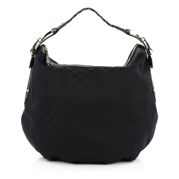 Gucci Pelham Hobo GG Canvas Medium black