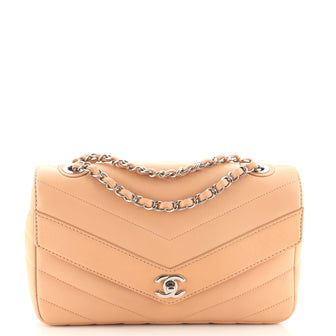 Chanel Data Center Envelope Flap Bag Chevron Caviar Large