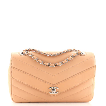 Chanel Data Center Envelope Flap Bag Chevron Caviar Large