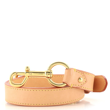 Louis Vuitton Adjustable Shoulder Strap Vachetta Leather 25mm
