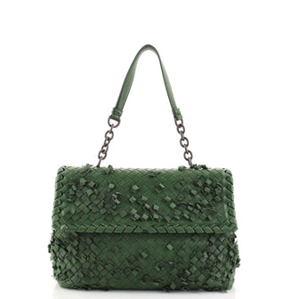Bottega Veneta Olimpia Shoulder Bag Tobu Intrecciato Nappa Medium