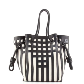 Loewe Flamenco Knot Tote Patchwork Leather Small