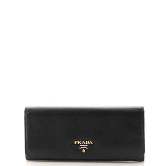 Prada Continental Wallet Saffiano Leather Long