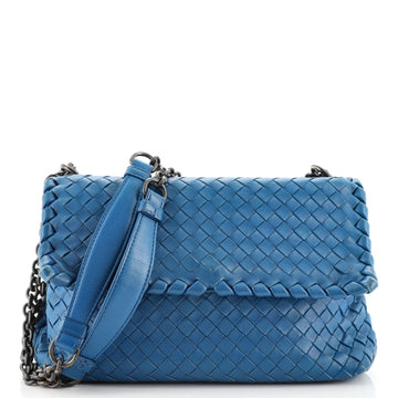 Bottega Veneta Olimpia Crossbody Bag Intrecciato Nappa Small