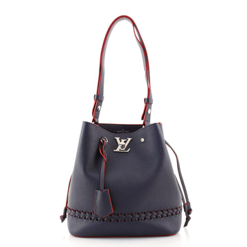 Louis Vuitton Lockme Bucket Bag Braided Leather