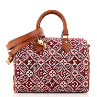 Louis Vuitton Speedy Bandouliere Bag Limited Edition Since 1854 Monogram Jacquard 25
