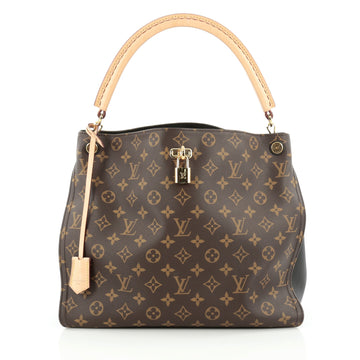 Louis Vuitton Gaia Handbag Monogram Canvas Brown