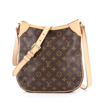 Louis Vuitton Odeon Handbag Monogram Canvas PM Brown