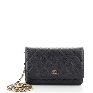 Chanel Wallet on Chain Quilted Caviar