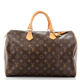 Louis Vuitton Speedy Handbag Monogram Canvas 35