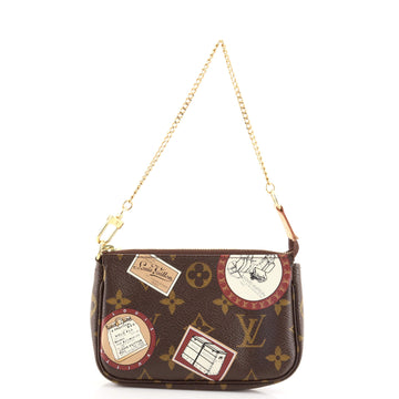 Louis Vuitton Pochette Accessoires Limited Edition Monogram Canvas Mini