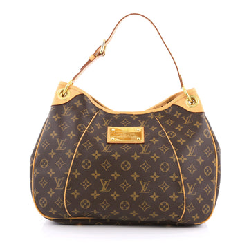Louis Vuitton Galliera Handbag Monogram Canvas PM brown
