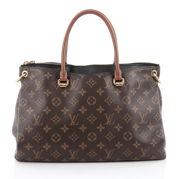 Louis Vuitton Pallas Tote Monogram Canvas Brown