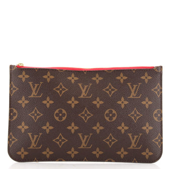 Louis Vuitton Neverfull Pochette Monogram Canvas Large