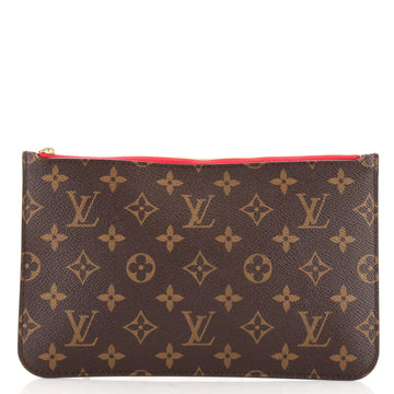 Louis Vuitton Neverfull Pochette Monogram Canvas Large