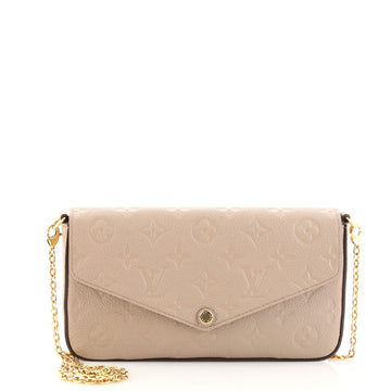 Louis Vuitton Felicie Pochette Monogram Empreinte Leather