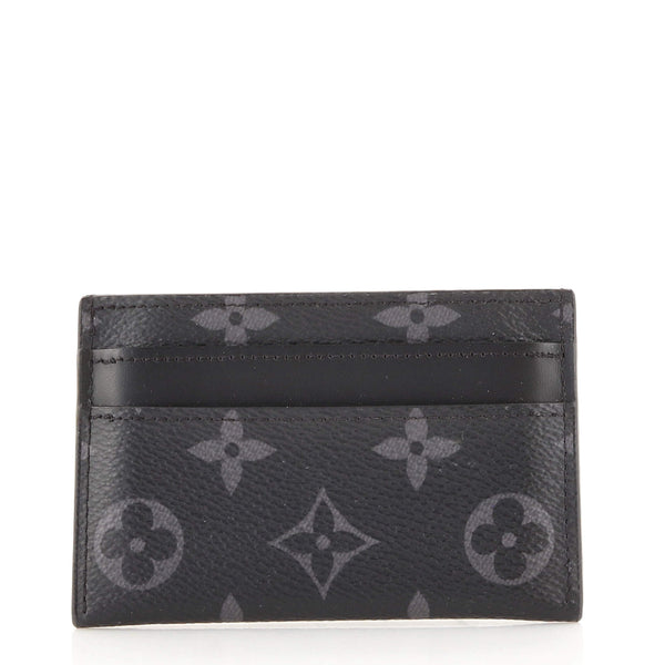 Louis Vuitton® Double Card Holder Black. Size