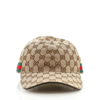 Gucci Web Baseball Cap GG Canvas