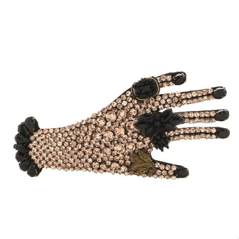 Gucci Hand Brooch Metal with Crystals