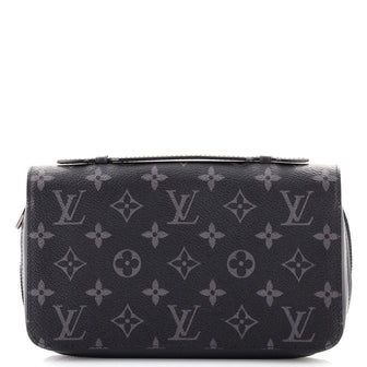Louis Vuitton Zippy Wallet Monogram Eclipse Canvas XL