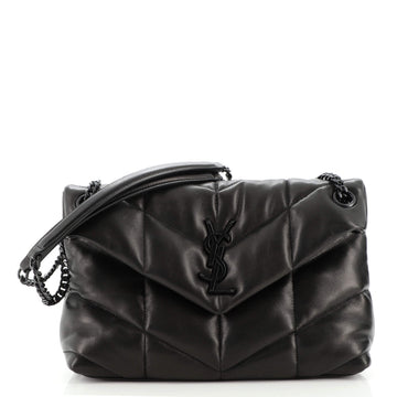 Saint Laurent LouLou Puffer Shoulder Bag Quilted Leather Small