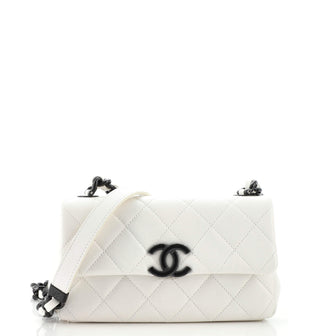Chanel My Everything Flap Bag Quilted Caviar Small