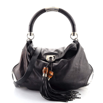 Gucci Indy Hobo Leather Large