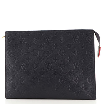 Louis Vuitton Toiletry Pouch Monogram Empreinte Leather 26