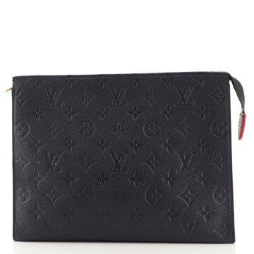 Louis Vuitton Toiletry Pouch Monogram Empreinte Leather 26