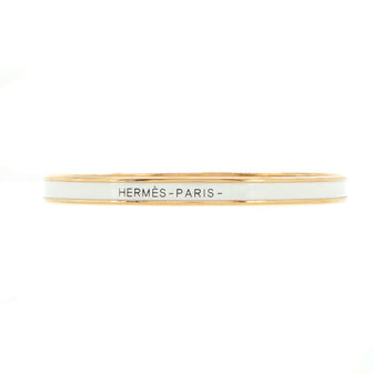 Hermes Uni Bangle Bracelet Enamel Extra Narrow