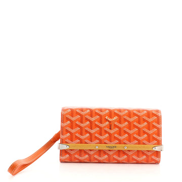 Goyard Monte Carlo Clutch Coated Canvas Mini