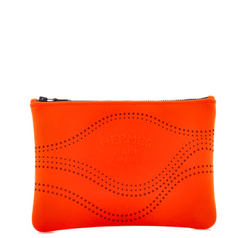 Hermes Waves Neobain Case Perforated Neoprene Medium