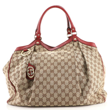 Gucci Sukey Tote GG Canvas Large