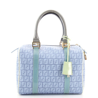 Fendi Boston Zucchino Coated Canvas Small