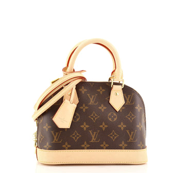 Louis Vuitton Alma Handbag Monogram Canvas BB