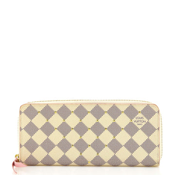 Louis Vuitton Clemence Wallet Studded Damier