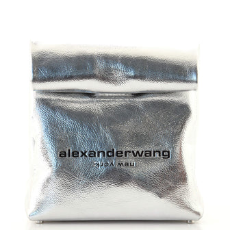 Alexander Wang Lunch Bag Fold Over Clutch Leather