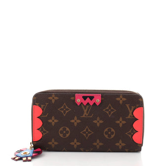 Louis Vuitton Zippy Wallet Limited Edition Totem Monogram Canvas