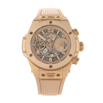 Hublot Big Bang Millennial Pink Chronograph Automatic Watch Titanium with Aluminum and Rubber 42