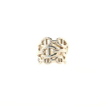 Hermes Chaine d'Ancre Enchainee Ring Sterling Silver GM