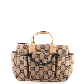 Gucci Children's Pocket Tote GG Wool Medium