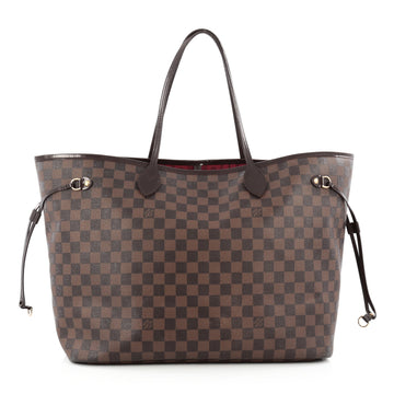 Louis Vuitton Neverfull Tote Damier GM Brown