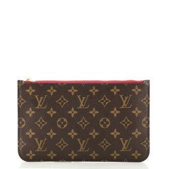 Louis Vuitton Neverfull Pochette Monogram Canvas Large