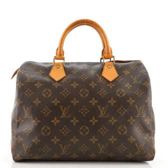 Louis Vuitton Speedy Handbag Monogram Canvas 30