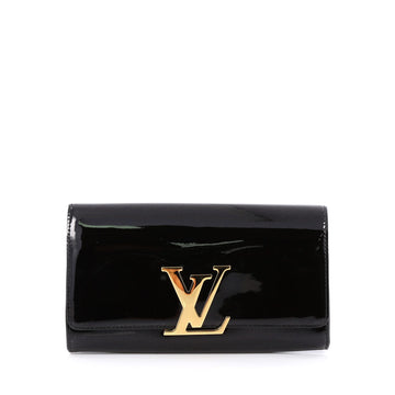 Louis Vuitton Louise Clutch Patent GM black