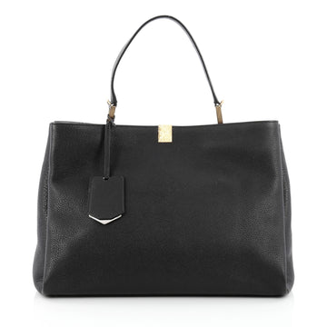 Balenciaga Le Dix Soft Cabas Leather Medium Black